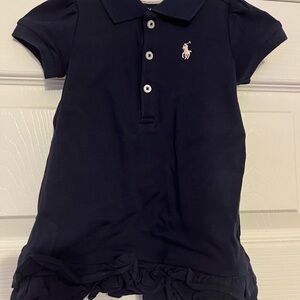 Ralph Lauren Dark Blue Kids Polo Dress